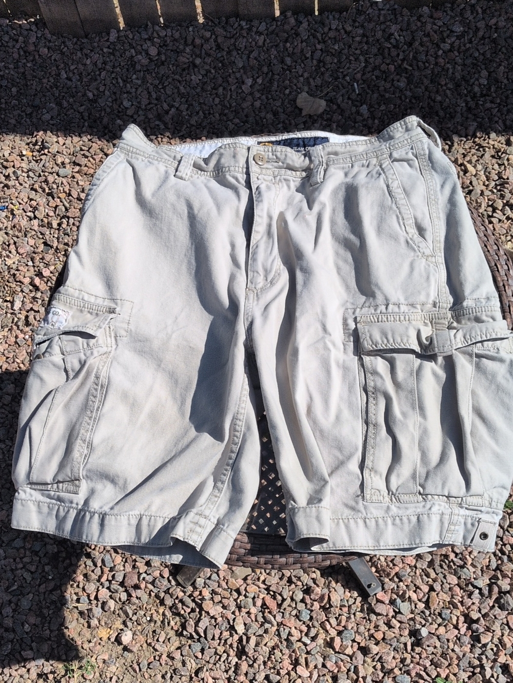 Nautica Men's Cargo Shorts in Light Khaki